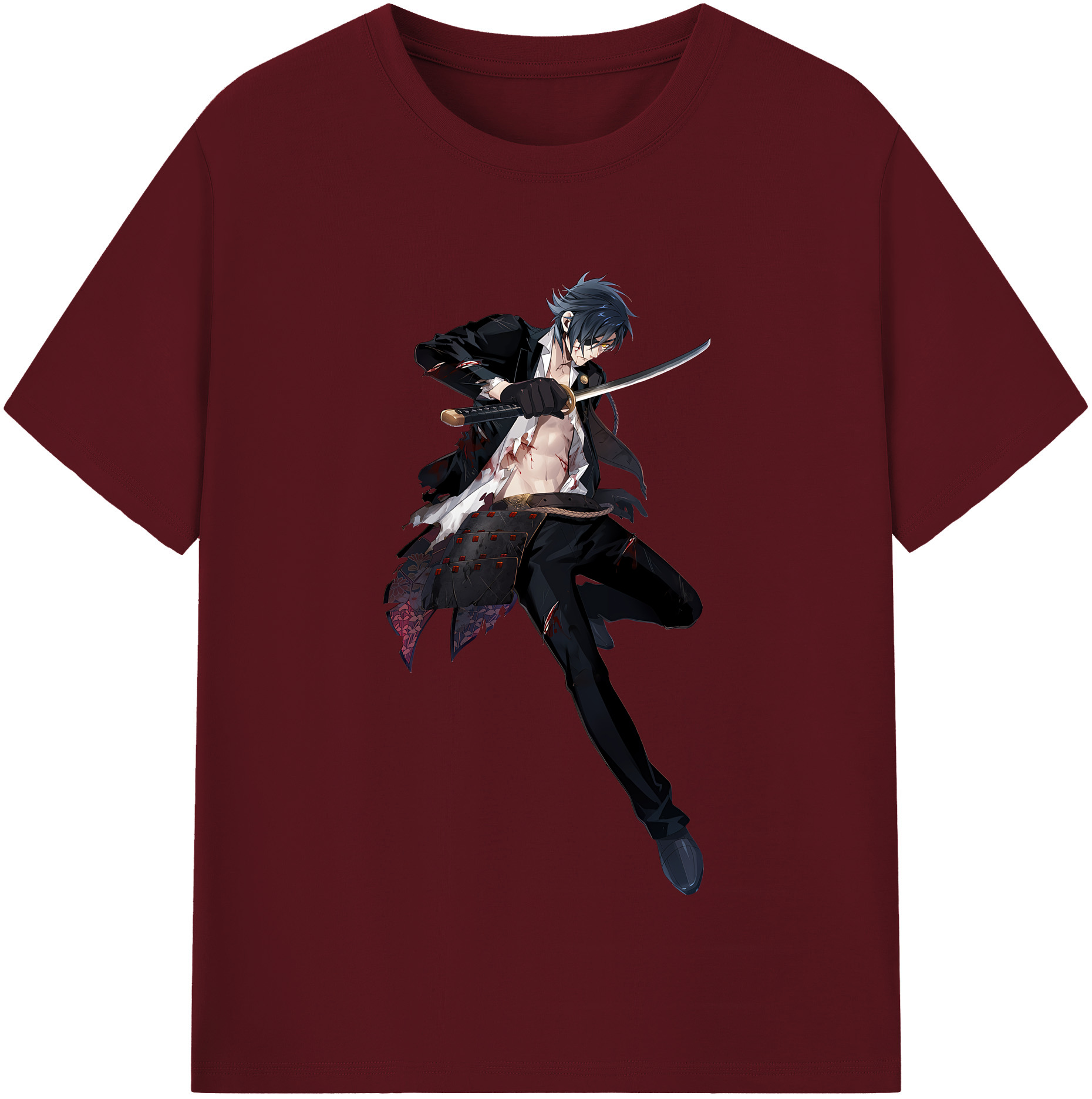 （画像用） 刀剣乱舞 Touken Ranbu 綿100％半袖Tシャツ（フロントプリント）
